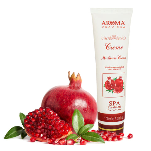 Multi-use Pomegranate Cream Aroma Dead Sea Minerals Cosmetics 3,38 fl.oz (100 ml)