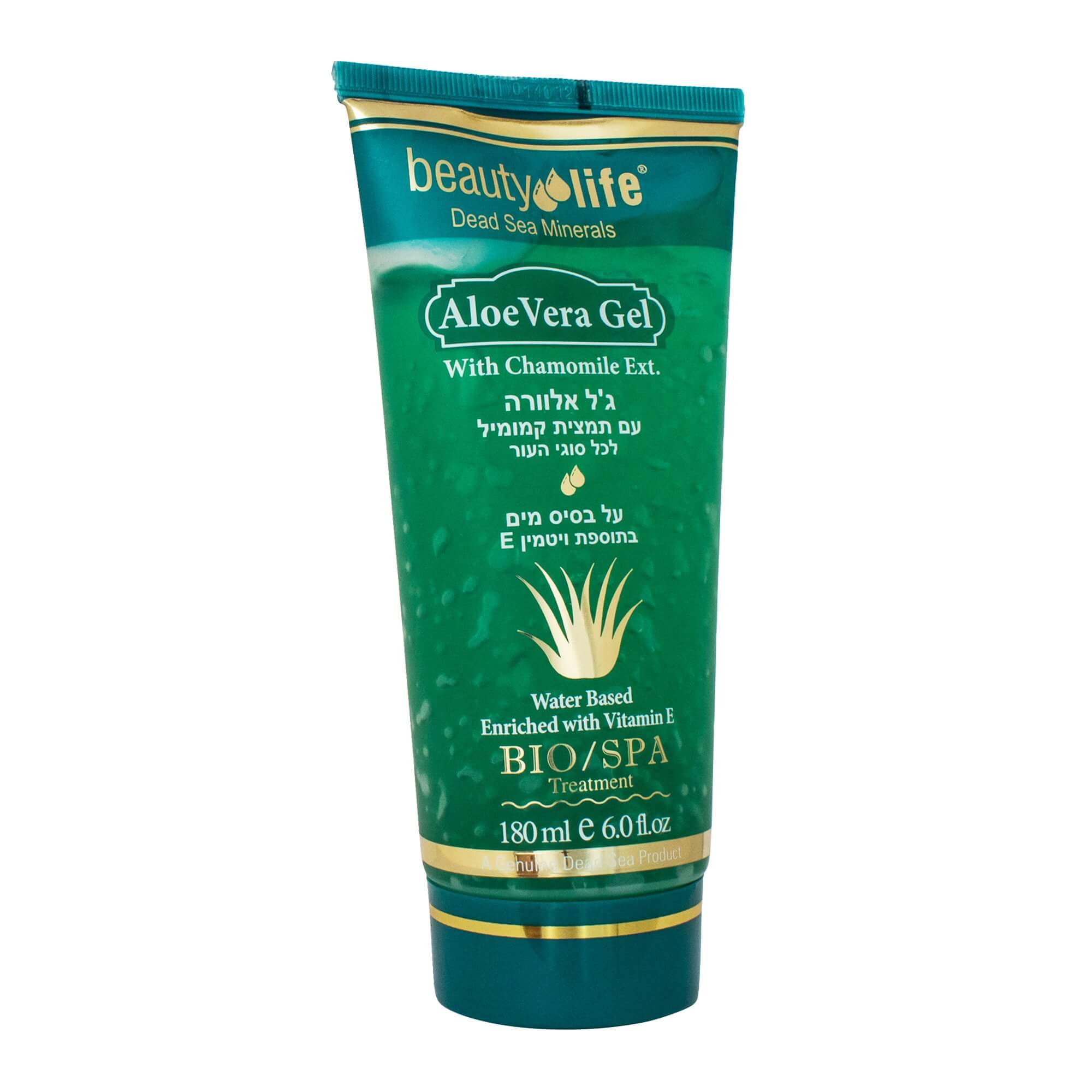Aloe Vera Gel with Chamomile, Vitamin E & Dead Sea Minerals 180 ml