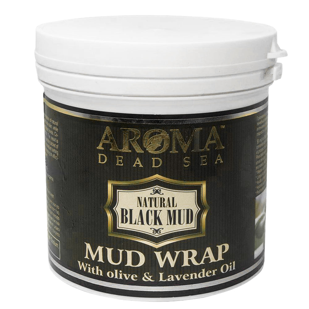 Natural Black Mud w/ Olive & Lavender Oils Aroma Dead Sea Minerals Cosmetics 20oz (570 gr)