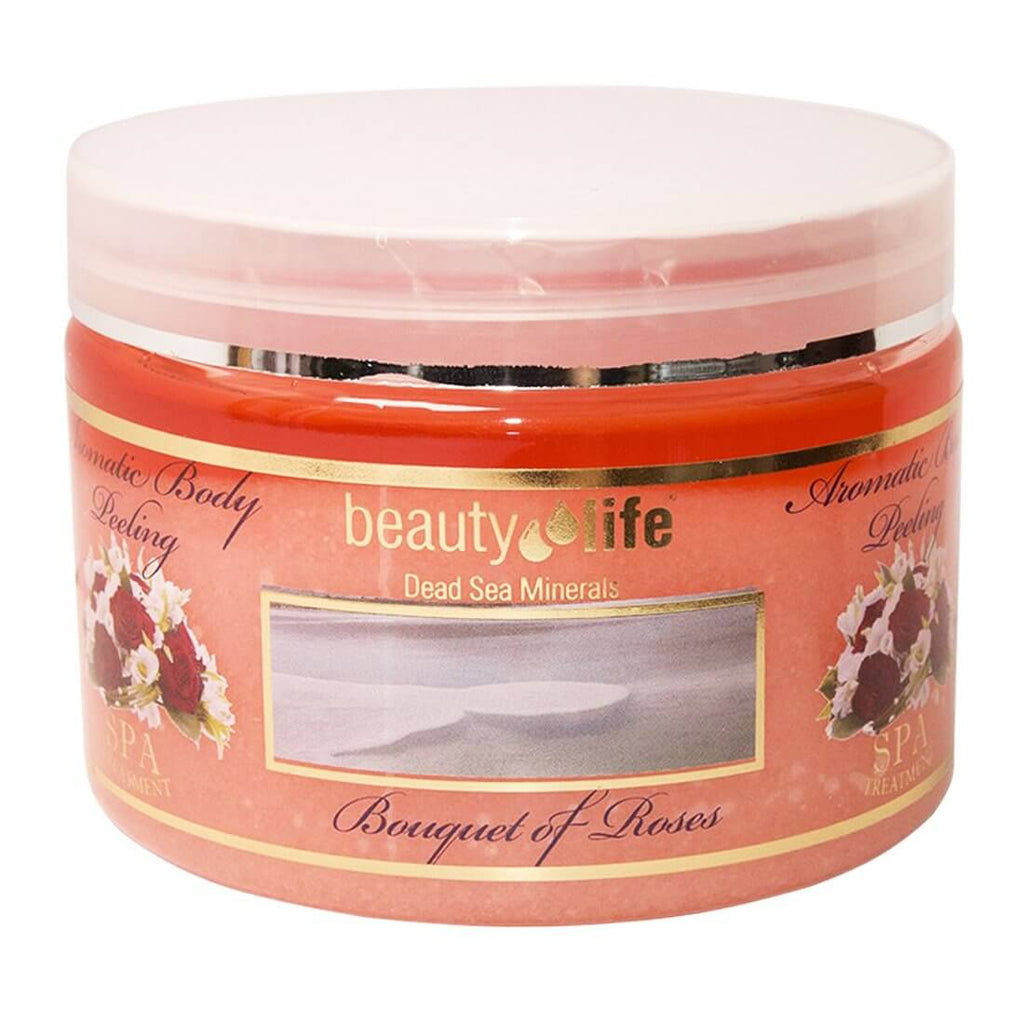 Body Peeling with Bouquet of Roses Beauty Life Dead Sea Minerals 8,45 fl.oz (250 ml)