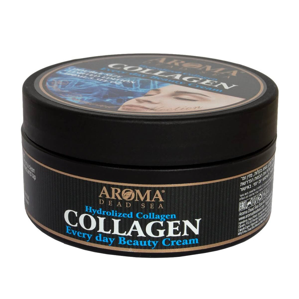 Anti-aging Hydrolyzed Collagen for Every Day Care Cream by Aroma Dead Sea 3,5 fl.oz (100 ml)