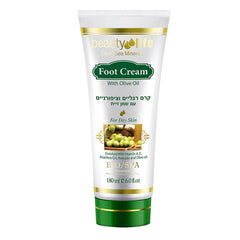 Foot Cream For Dry Skin Olive Oil Beauty Life Dead Sea Minerals 6,0 fl.oz (180 ml)