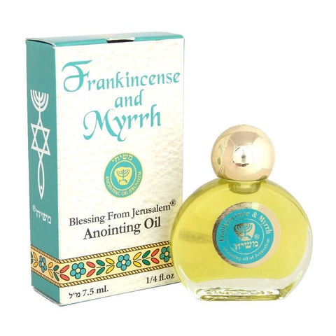 Ein Gedi Pure Authentic Anointing Oil Frankincense & Myrrh Blessed from Jerusalem 0,25fl.oz/7,5 ml