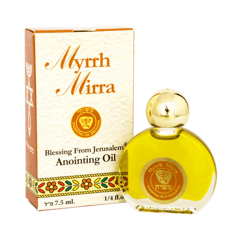 Ein Gedi Pure Authentic Anointing Oil Myrrh Blessed from Jerusalem 0,25fl.oz/7,5 ml