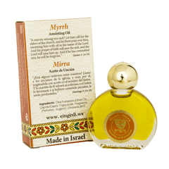 Ein Gedi Pure Authentic Anointing Oil Myrrh Blessed from Jerusalem 0,25fl.oz/7,5 ml