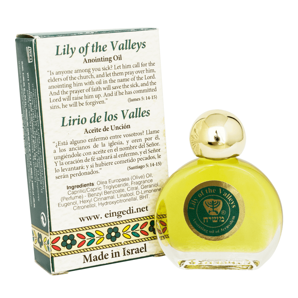 Ein Gedi Pure Authentic Anointing Oil Lily of the Valleys Blessed from Jerusalem 0,25fl.oz/7,5 ml-2