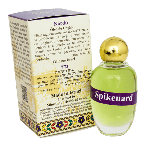 Authentic Anointing Oil Spikenard by Ein Gedi Blessed from Jerusalem 0,4fl.oz/12 ml