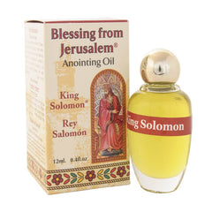 Authentic Anointing Oil King Solomon by Ein Gedi Blessed from Jerusalem 0,4fl.oz/12 ml