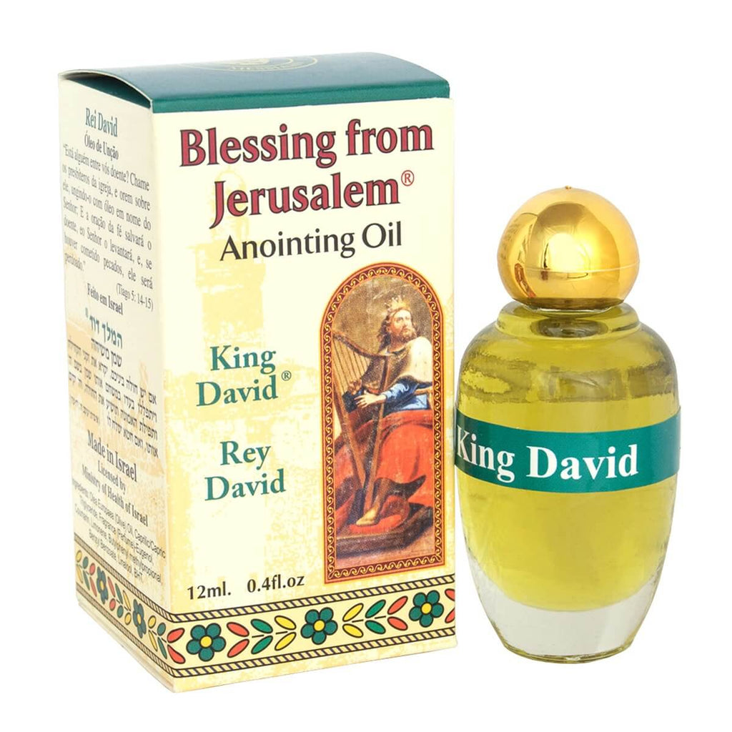 Authentic Anointing Oil King David by Ein Gedi Blessed from Jerusalem 0,4fl.oz/12 ml