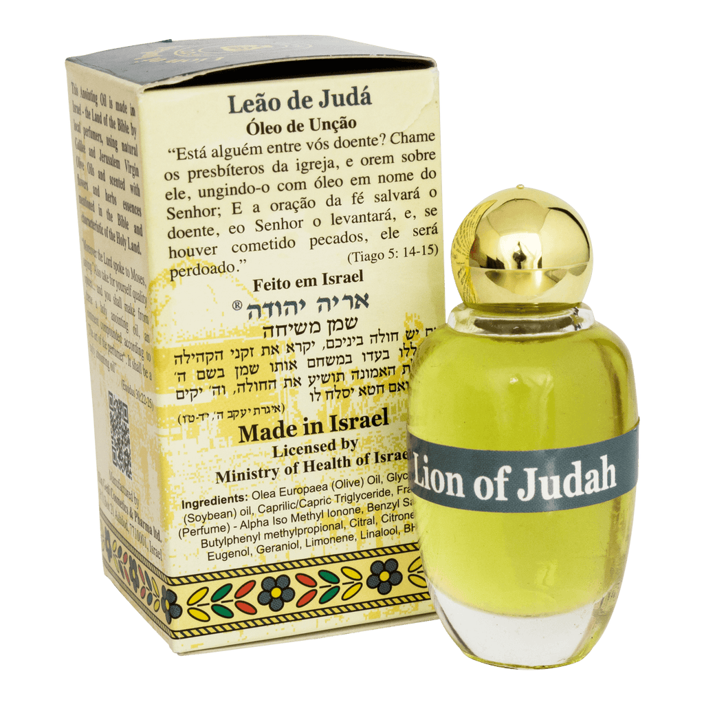 Authentic Anointing Oil Lion of Judah by Ein Gedi Blessed from Jerusalem 0,4fl.oz/12 ml