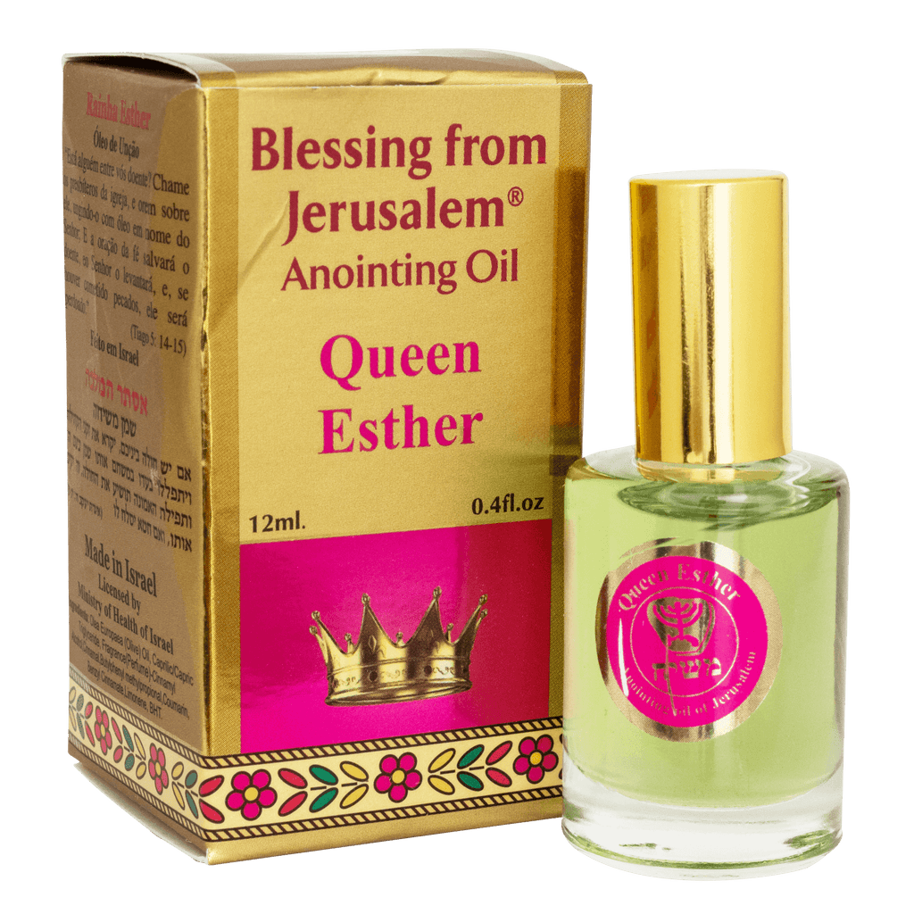 Blessed Anointing Oil Queen Esther Biblical Spices Holy Land 0,4 fl.oz/12ml