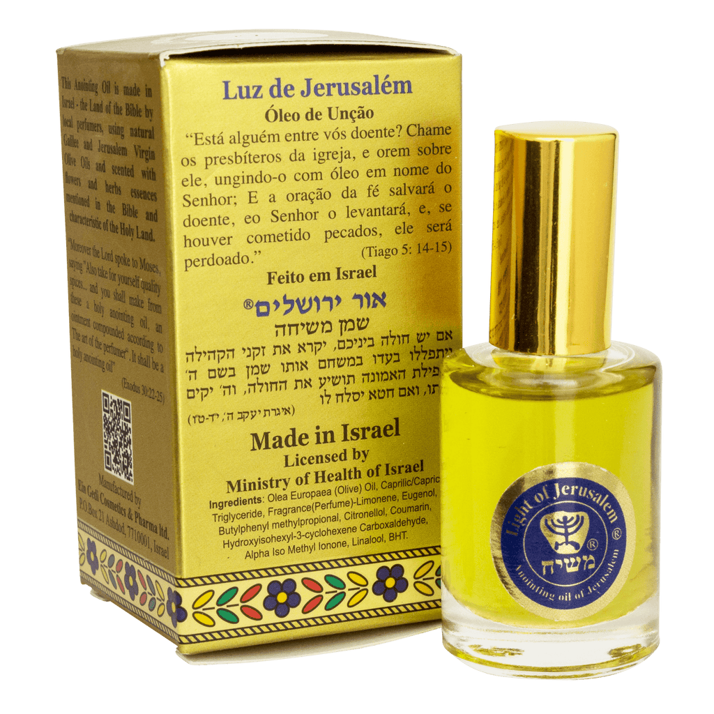 Ein Gedi Anointing Oil Biblical Spices Light of Jerusalem from Holy Land 0,4 fl.oz/12ml