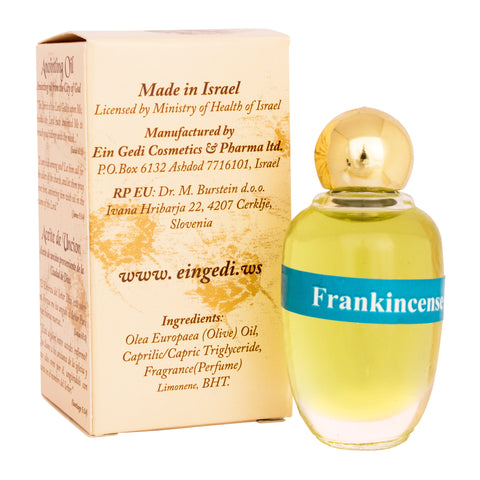 Perfume Essence Frankincense Blessing by Jerusalem High Quality Anointing Oil by Ein Gedi 0,34 fl. oz