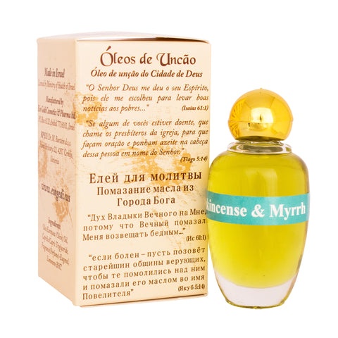 Perfume Essence Frankincense & Myrrh Blessing by Jerusalem High Quality Anointing Oil by Ein Gedi 0,34 fl. oz