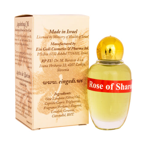 Perfume Essence Rose of Sharon Blessing by Jerusalem High Quality Anointing Oil by Ein Gedi 0,34 fl. oz