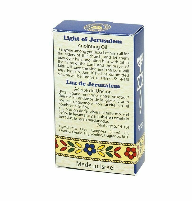 Set of 2 pcs Blessed Aromatic Anointing Oils by Ein Gedi 0.25fl.oz/ 7.5 ml each