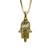 Image of Pendant Hamsa The Name of God is "שדי" Shaddai Sterling Silver Necklace 1.44"
