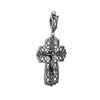 Image of Pectoral Cross Sterling Silver 925 Pendant Necklace Consecrated in Holy Sepulchre 1,8"