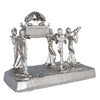 Image of Figurine Ark of the Covenant On Base Silver Plated Statue Sculpture