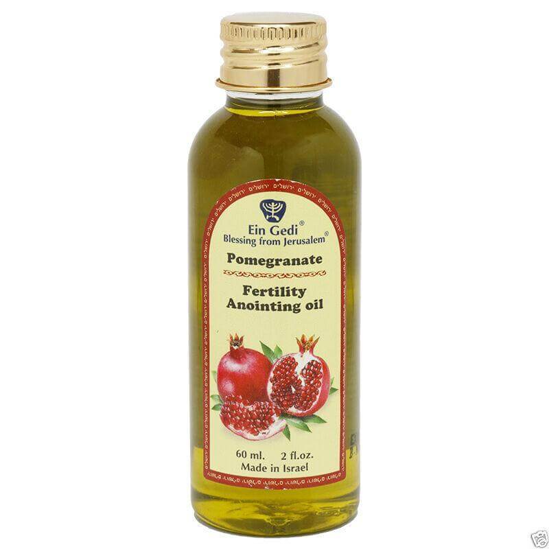 Bottle of Blessing Anointing Oil with Pomegranate Certified From Holy Land 30/60/100ml