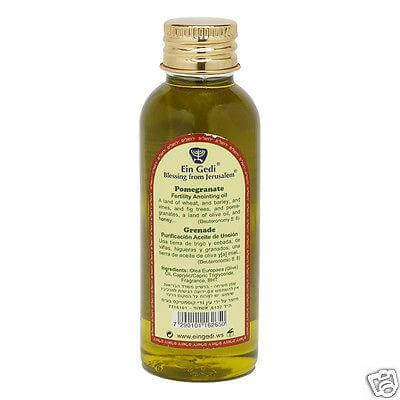 Bottle of Blessing Anointing Oil with Pomegranate Certified From Holy Land 30/60/100ml