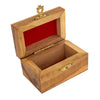Image of Hand Made Olive Wood Jewelry Rosary Keepsake Confirmation Box Jerusalem 2,9"x1,8"