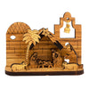 Image of Wooden Statue Nativity Scene Jesus Born from Natural Olive Wood from Bethlehem 3,9"Wooden Statue Nativity Scene Jesus Born from Natural Olive Wood from Bethlehem 2,7"