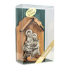 Image of Nativity Scene Jesus Family w/Star from Natural Olive Wood from Bethlehem 3,9"