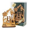 Image of Christmas Decoration Toy w/Nativity Scene from Natural Olive Wood from Bethlehem 3,6"