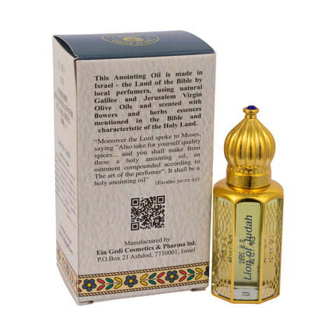Lion of Judah Aromatic Prayer Consecrated Anointing Oil Bible from Holy Land-2