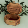 Image of Olive Wood Jewelry Rosary Carved Box Hand Made Bethlehem Gift