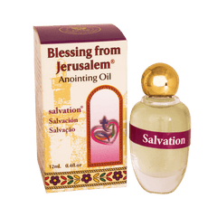 Healing Authentic Anointing Oil Salvation by Ein Gedi Blessed from Jerusalem 0,4 fl.oz (12 ml)