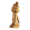 Image of Carved Figurine of Jesus Christ Carrying a Cross Olive Wood Via Dolorosa 6"
