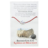Image of Red String Kabbalah Lucky Bracelet with Hamsa Amulet Evil Eye Silver 925