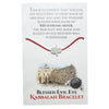 Image of Red String Kabbalah Lucky Bracelet w/ Hamsa Rachel’s Amulet Evil Eye Silver 925