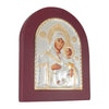 Image of Orthodox Icon Bethlehem Virgin Mary Silver Plated 925 13 x 11 cm