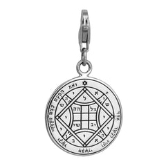Love Seal Pentacle King Solomon Wisdom Pendant Amulet Talisman Silver 925 Ø 0.6'