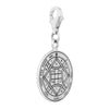 Image of Love Seal Pentacle King Solomon Wisdom Pendant Amulet Talisman Silver 925 Ø 0.6'