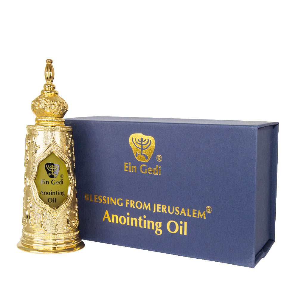 TORAH Bible Scent in Gift Box Natural Anointing Oil Gold by Ein Gedi from Holy Land 27ml