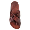 Image of Original Camel Leather Orthopedic Sandals for Men Biblical Jerusalem 6-13 US