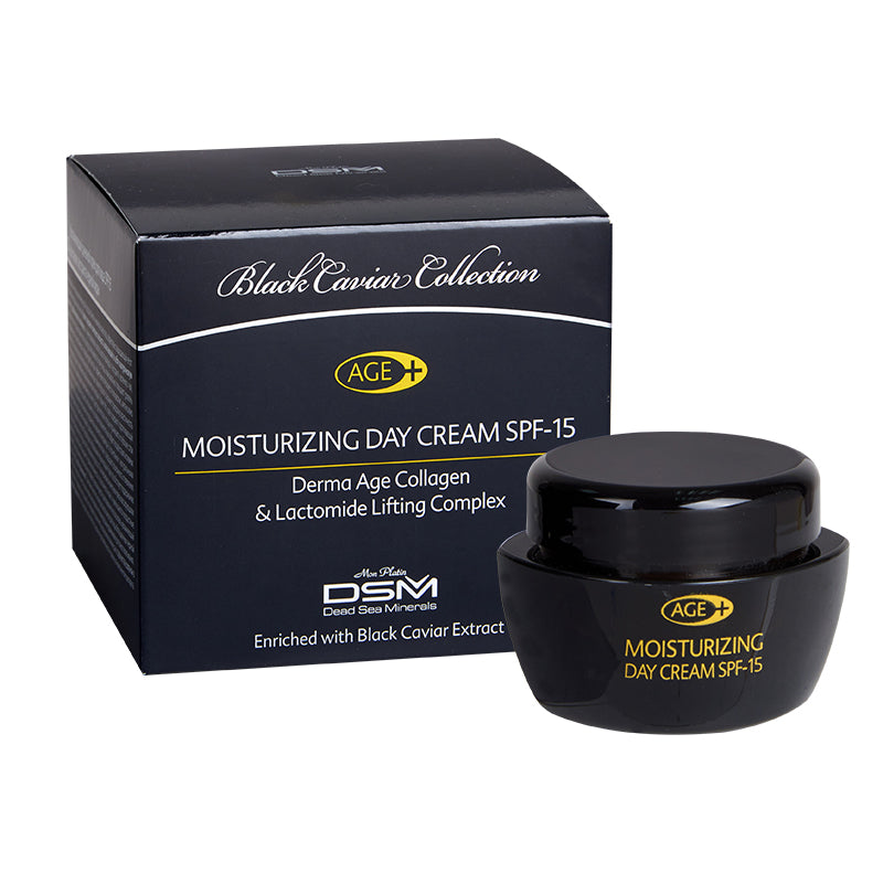 Moisturizing Day Cream Derma-Age Plus SPF-15 Black Caviar DSM Mon Platin 1,7 fl.oz (50 ml)