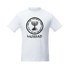 T-Shirt Israeli CIA Army Mossad Emblem Short Sleeved Men's Crew Neck 100% Cotton