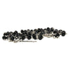 Image of Rosary Beads with INRI Black Crystal Beaded from Jerusalem the Holy Land 20,4"