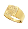 Image of King Solomon Kabbalah Signet Ring Profusion Seal Pentacle Amulet Silver 925 (6-13 sizes)