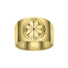 Image of King Solomon Kabbalah Ring Profusion Seal Pentacle Amulet Silver 925 (6-13 sizes)