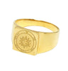 Image of Tranquility & Equilibrium Seal Signet Ring Pentacle King Solomon Silver 925 (6-13 sizes)