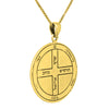 Image of Safety Seal Pendant Amulet of King Solomon Six Pentacle of Jupiter Silver 925 Ø 0,09"