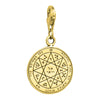 Image of Guarding & Protection Seal Pentacle King Solomon Pendant Gold
