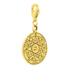 Image of Guarding & Protection Seal Pentacle King Solomon Pendant Gold-1