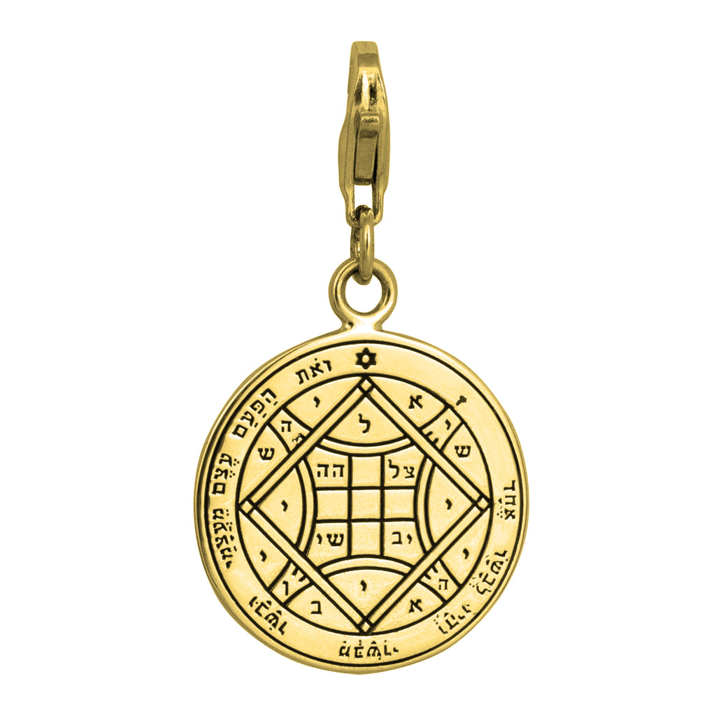 Love Seal Pentacle King Solomon Wisdom Pendant Amulet Talisman Silver 925 Ø 0,6"